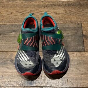 New Balance Kids Navy, Teal & Red Light-Up Sneakers